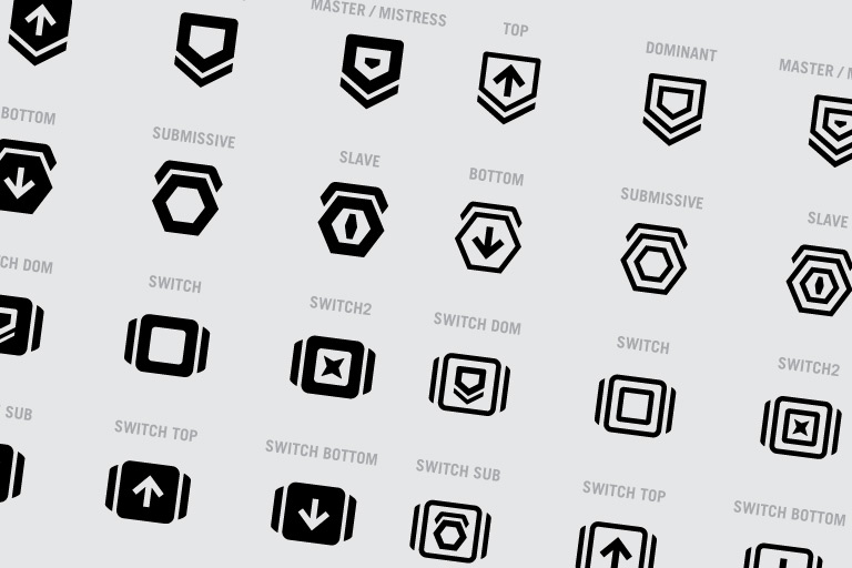 BDSM Role Symbols